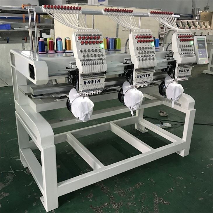 Wonyo 3 Head Laser Garment Embroidery Machine With Multi Needle From China